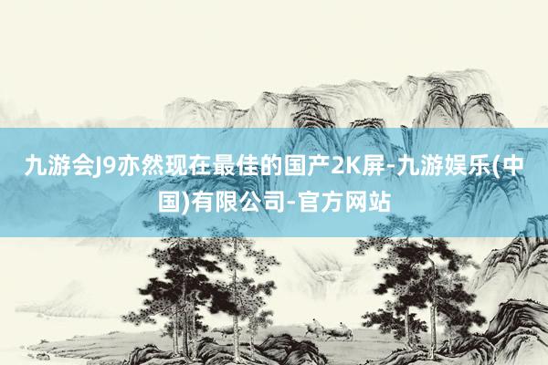 九游会J9亦然现在最佳的国产2K屏-九游娱乐(中国)有限公司-官方网站